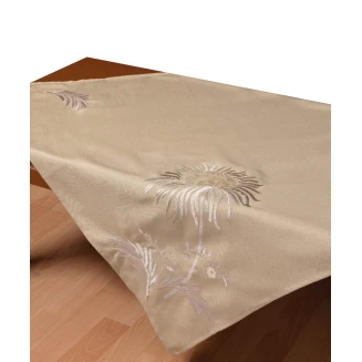 Τραπεζοκαρέ 5126 (130Cm X 130Cm) Μπέζ Silk Fashion