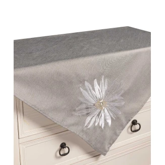 Τραπεζοκαρέ 5227 (130Cm X 130Cm) Γκρί Silk Fashion