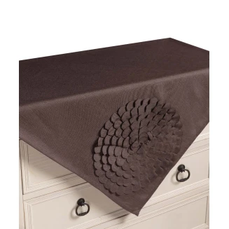 Τραπεζοκαρέ 538 (130Cm X 130Cm) Καφέ Silk Fashion