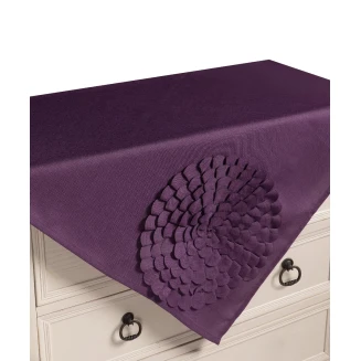 Τραπεζοκαρέ 538 (130Cm X 130Cm) Μώβ Silk Fashion