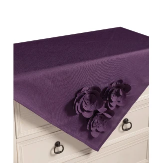 Τραπεζοκαρέ 558 (130Cm X 130Cm) Μώβ Silk Fashion