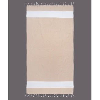 Πετσέτα Θαλάσσης 90x180 Silk Fashion Pestemal nkp12 Μπέζ
