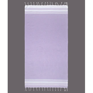 Πετσέτα Θαλάσσης 90x180 Silk Fashion Pestemal nkp264 Λεβάντα
