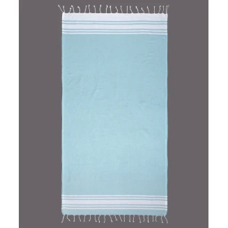 Πετσέτα Θαλάσσης 90x180 Silk Fashion Pestemal nkp264 Σιέλ