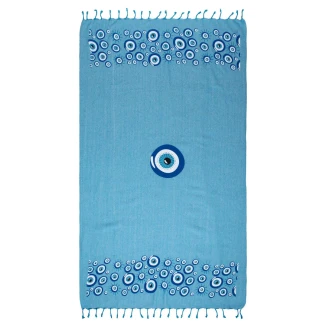Πετσέτα Θαλάσσης 90x180 Silk Fashion Pestemal nkp544 Τυρκουάζ