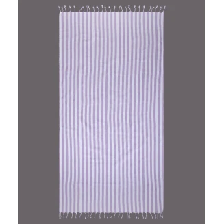 Πετσέτα Θαλάσσης 90x180 Silk Fashion Pestemal nkp666 Λεβάντα