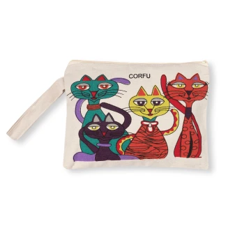 Πορτοφόλι καραβόπανο (30cm x 20cm) canvas 5 CORFU Silk Fashion