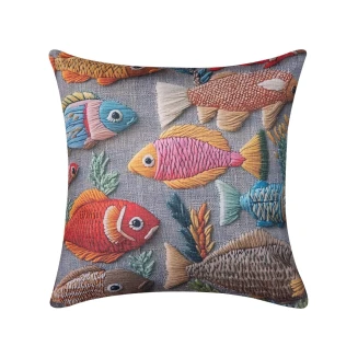 Σταμπωτη Μαξιλαροθηκη (45Cm X 45Cm) Ks539 Silk Fashion