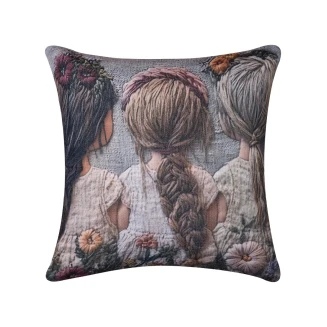 Σταμπωτη Μαξιλαροθηκη (45Cm X 45Cm) Ks560 Silk Fashion