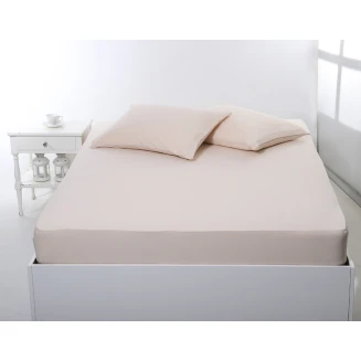 Silk Fashion Σεντόνι Με Λάστιχο Jersey (100X200+35) Light Beige