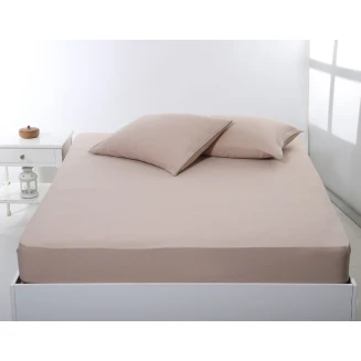 Silk Fashion Σεντόνι Με Λάστιχο Jersey (160X200+35) Dark Beige