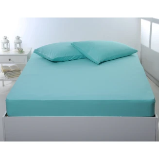 Silk Fashion Σεντόνι Με Λάστιχο Jersey (180X200+35) Sea Green