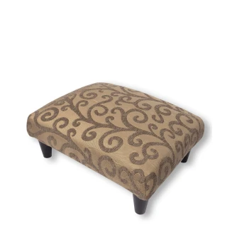Silk Fashion Υποπόδιο (40cm X 30cm X 16cm) 602 κλαδί πράσινο μακρόστενο