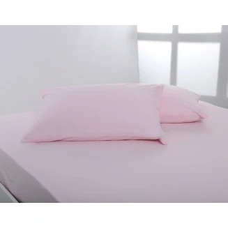 Silk Fashion Ζευγάρι Μαξιλαροθήκες Jersey (50X70) Pink