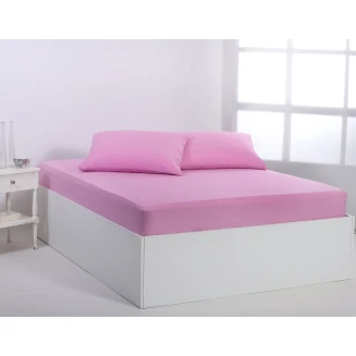 Silk Fashion Βαμβακερό σεντόνι essentials (105cm x 200cm + 35cm) pastel levander