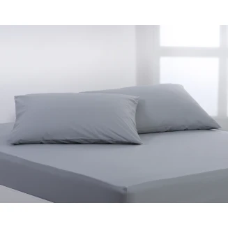 Silk Fashion Βαμβακερό σετ μαξιλαροθήκες essentials (52cm x 72cm ) quarry