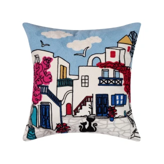 Silk Fashion Μαξιλαροθηκη (45Cm X 45Cm) Πολύγαζο C8