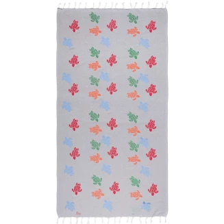Pestemal 90x180 Silk Fashion Nkp171 Light Grey