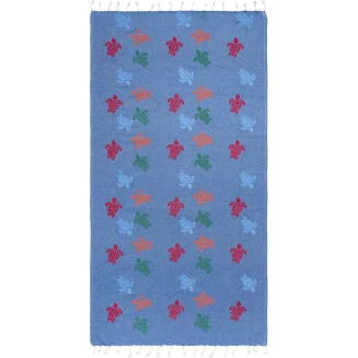 Pestemal 90x180 Silk Fashion Nkp171 Royal Blue