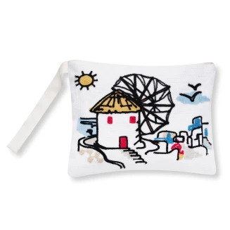 Silk Fashion Πορτοφόλι αλυσοβελονιά (13cm x 20cm) πολύγαζο 269