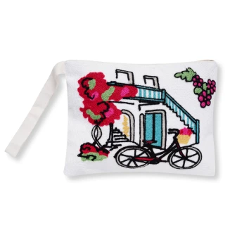 Silk Fashion Πορτοφόλι αλυσοβελονιά (13cm x 20cm) πολύγαζο 270