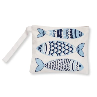 Silk Fashion Πορτοφόλι αλυσοβελονιά (19cm x 25cm) πολύγαζο 256
