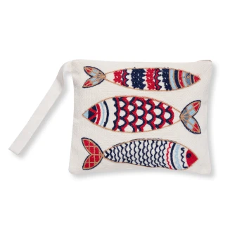 Silk Fashion Πορτοφόλι αλυσοβελονιά (19cm x 25cm) πολύγαζο 257