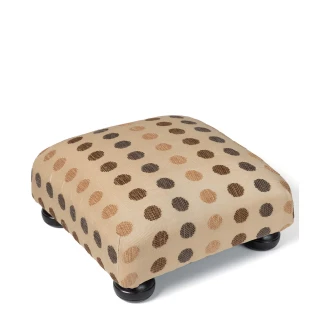 Υποπόδιο 30x30x14 Silk Fashion 602 Πουά Χρυσό