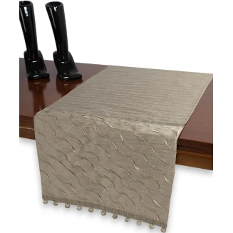 Τραπεζοκαρέ 140x140 Silk Fashion 3874 Λαδί