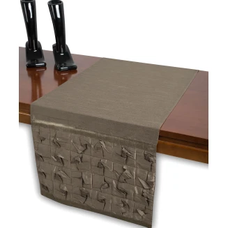 Τραπεζοκαρέ 140x140 Silk Fashion 3918 Λαδί Σκούρο