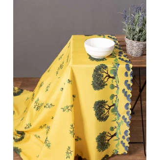 Silk Fashion τραπεζομάντηλα (140cm x 180cm) mod2 κίτρινο