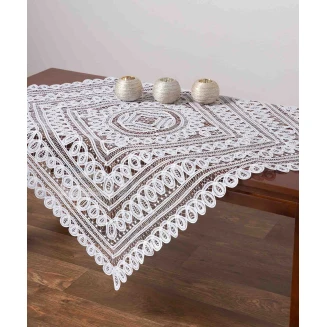 Καρέ 51x51 Silk Fashion 9175 Λευκό