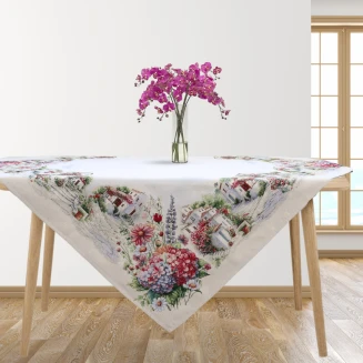 Τραπεζοκαρέ Στόφα Panel 140x140 Dimeco Fino