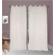 Κουρτίνα οργάντζα Σχ.Elsa με κρίκους 140x260cm 100% Ecrou