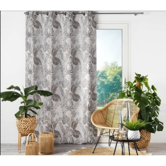 Κουρτίνα Με Κρίκους 140x260 Flamingo Cocoon gold