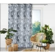 Κουρτίνα Σχ. Cocoon grey 140x260cm ζακάρ έτοιμη ραμμένη με κρίκους 100% pol.