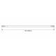 140-260 Ø22mm black βραχίονας μπάνιου πτυσσόμενος MRShome