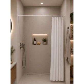Βραχίονας Μπάνιου Πτυσσόμενος 140-260 MRShome Ø22mm White