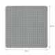 Αντιολισθητικό Πατάκι Μπάνιου TPR 52x52cm Γκρι MRShome