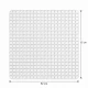 Αντιολισθητικό Πατάκι Μπάνιου TPR 52x52cm Λευκό MRShome