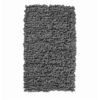 EVORA Χειροποίητο Πατάκι 50x70cm Γκρι Σκούρο C15 Mrshome