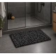 EVORA Χειροποίητο Πατάκι 50x70cm Μαύρο C12 Mrshome