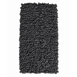 EVORA Χειροποίητο Πατάκι 50x70cm Μαύρο C12 Mrshome