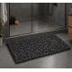 EVORA Χειροποίητο Πατάκι 60x120cm Μαύρο C12 Mrshome