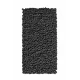 EVORA Χειροποίητο Πατάκι 60x120cm Μαύρο C12 Mrshome