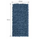 EVORA Χειροποίητο Πατάκι 60x120cm Μπλε C04 Mrshome