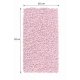 EVORA Χειροποίητο Πατάκι 60x120cm Ροζ C07 Mrshome