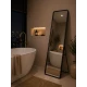 Επιδαπέδιος Καθρέπτης Μεταλλικός 113cm Black MRShome