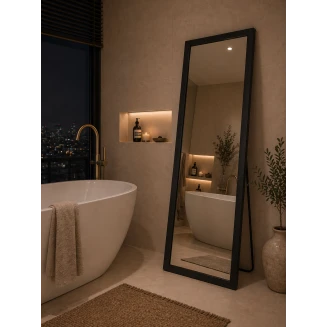 Επιδαπέδιος Καθρέπτης PS 125.2cm Black MRShome