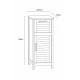 Έπιπλο MDF/Βελανιδιά με 1 Συρτάρι και 1 Ντουλάπι με Ράφι στο Εσωτερικό 36.5x30x83cm MRShome
